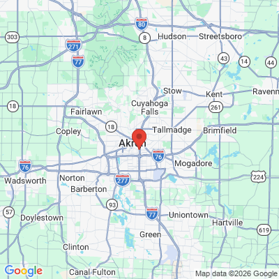 Map to  office in Akron, OH