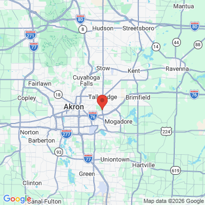 Map to  office in Akron, OH