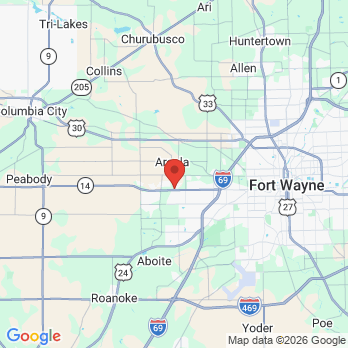 Map to Aasar Family Dentistry - Open Weekends! office in Fort Wayne, IN