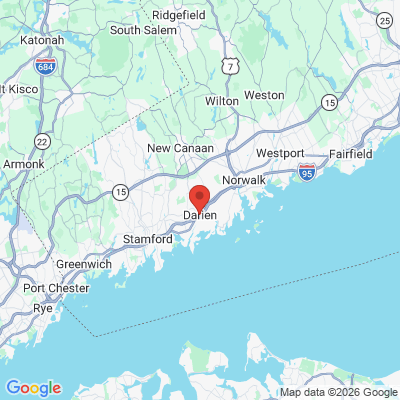 Map to  office in Darien, CT