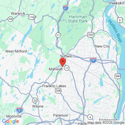 Map to  office in Mahwah, NJ
