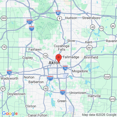 Map to  office in Akron, OH