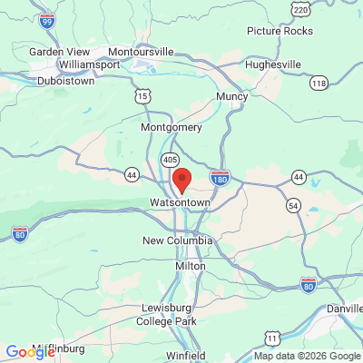 Map to  office in Watsontown, PA