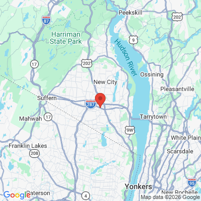Map to  office in Nanuet, NY