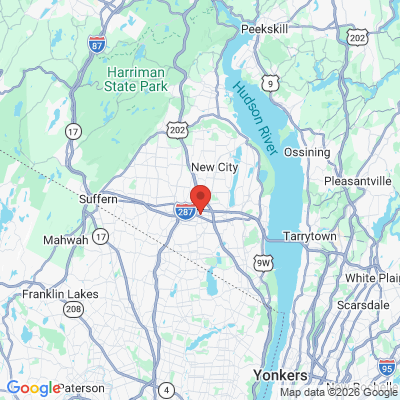 Map to  office in Nanuet, NY