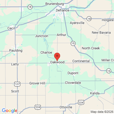 Map to  office in Oakwood, OH