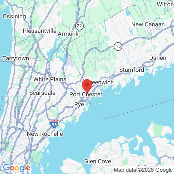 Map to Waterfront Dental Care PC office in Port Chester, NY