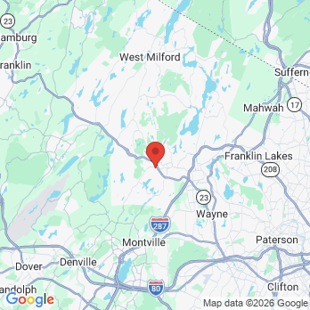 Map to George R. Mann Jr. D.D.S. office in Kinnelon, NJ