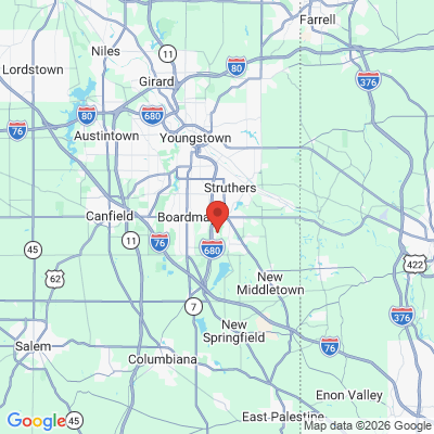 Map to  office in Youngstown, OH