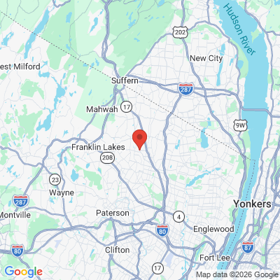 Map to  office in Waldwick, NJ