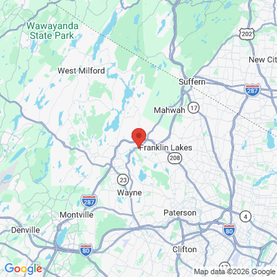 Map to  office in Oakland, NJ