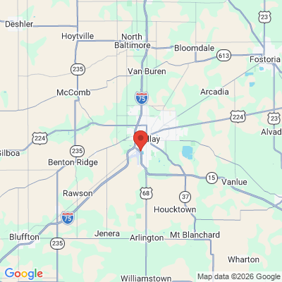 Map to  office in Findlay, OH