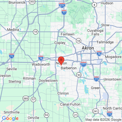 Map to  office in Barberton, OH