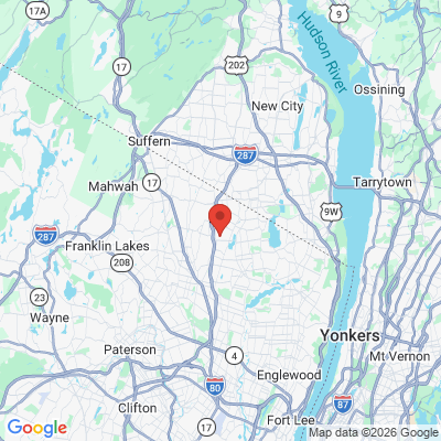 Map to  office in Woodcliff Family Dental