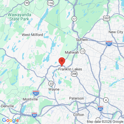 Map to  office in Oakland, NJ