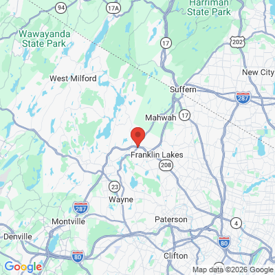 Map to  office in Oakland, NJ