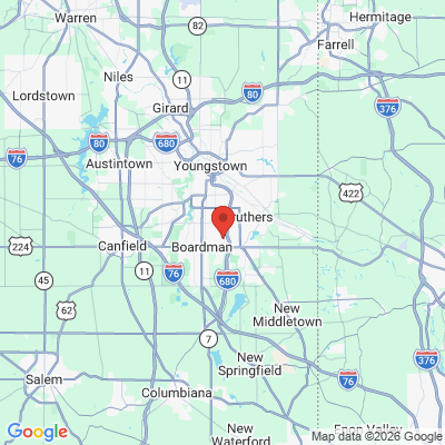 Map to  office in Boardman, OH