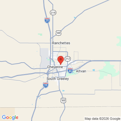 Map to  office in Cheyenne, WY