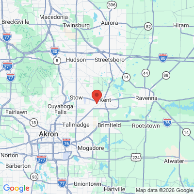 Map to  office in Kent, OH