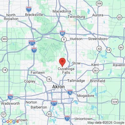 Map to  office in Cuyahoga Falls, OH