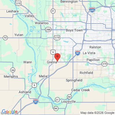 Map to  office in Gretna, NE