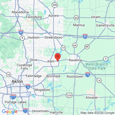 Map to  office in Kent, OH