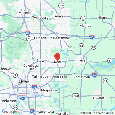 Map to  office in Kent, OH