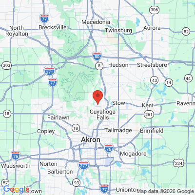 Map to  office in Cuyahoga Falls, OH