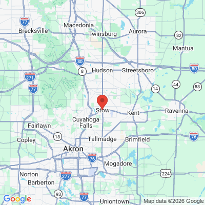 Map to  office in Stow, OH
