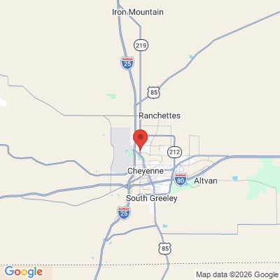 Map to  office in Cheyenne, WY