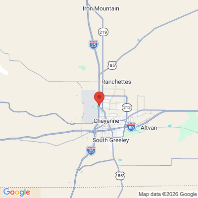 Map to  office in Cheyenne, WY