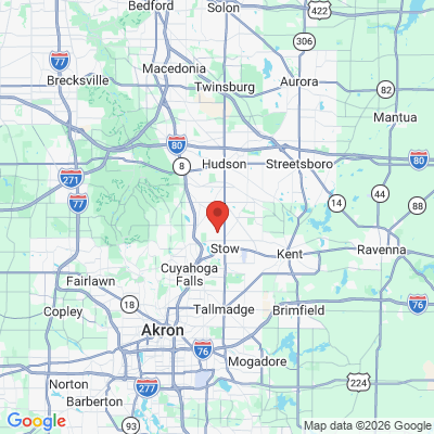 Map to  office in Stow, OH
