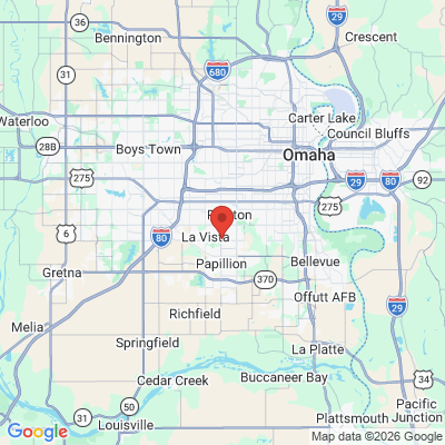 Map to  office in La Vista, NE