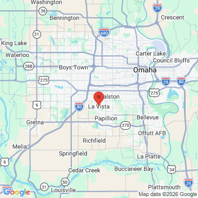 Map to  office in La Vista, NE