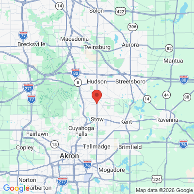 Map to  office in Stow, OH