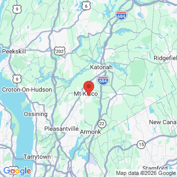 Map to Dr. Benn Lieberman office in Mt Kisco, NY