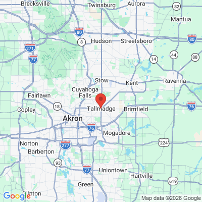 Map to  office in Tallmadge, OH