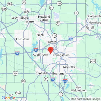 Map to  office in Youngstown, OH