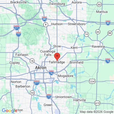 Map to  office in Tallmadge, OH