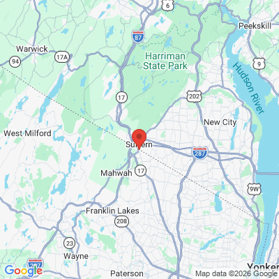 Map to Cornerstone Dental Of Mahwah office in Mahwah, NJ