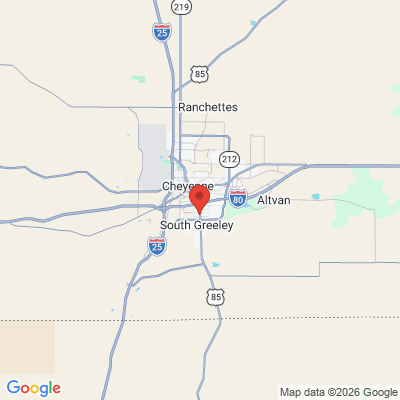 Map to  office in Cheyenne, WY