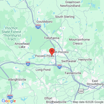 Map to  office in Pocono Summit, PA