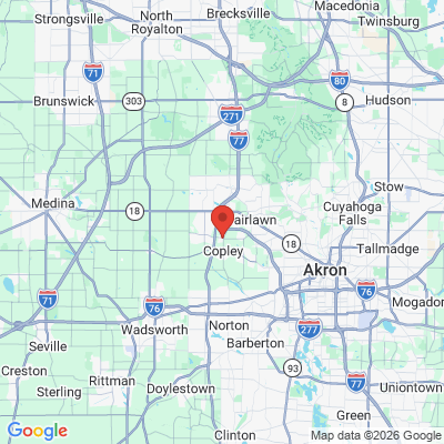 Map to  office in Fairlawn, OH