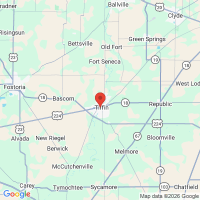 Map to  office in Tiffin, OH