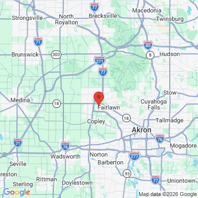 Map to  office in Akron, OH