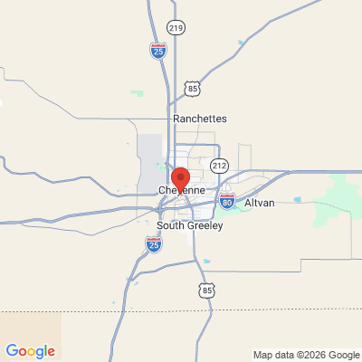 Map to  office in Cheyenne, WY