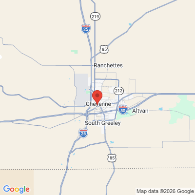 Map to  office in Cheyenne, WY