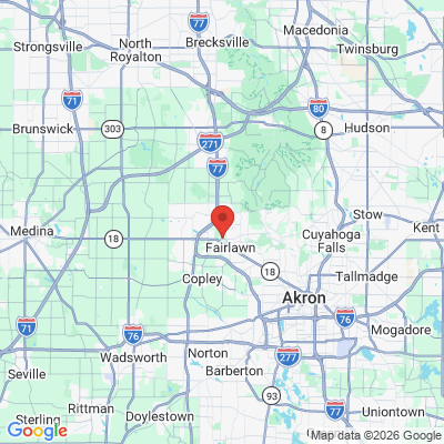 Map to  office in Fairlawn, OH