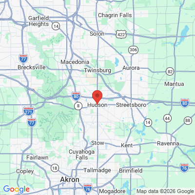Map to  office in Hudson, OH