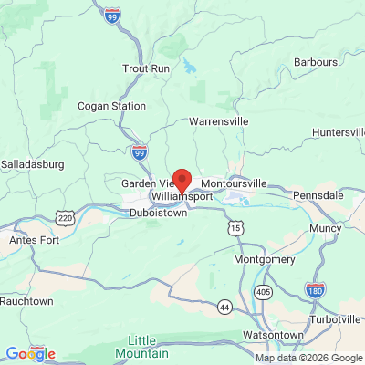 Map to  office in Williamsport, PA